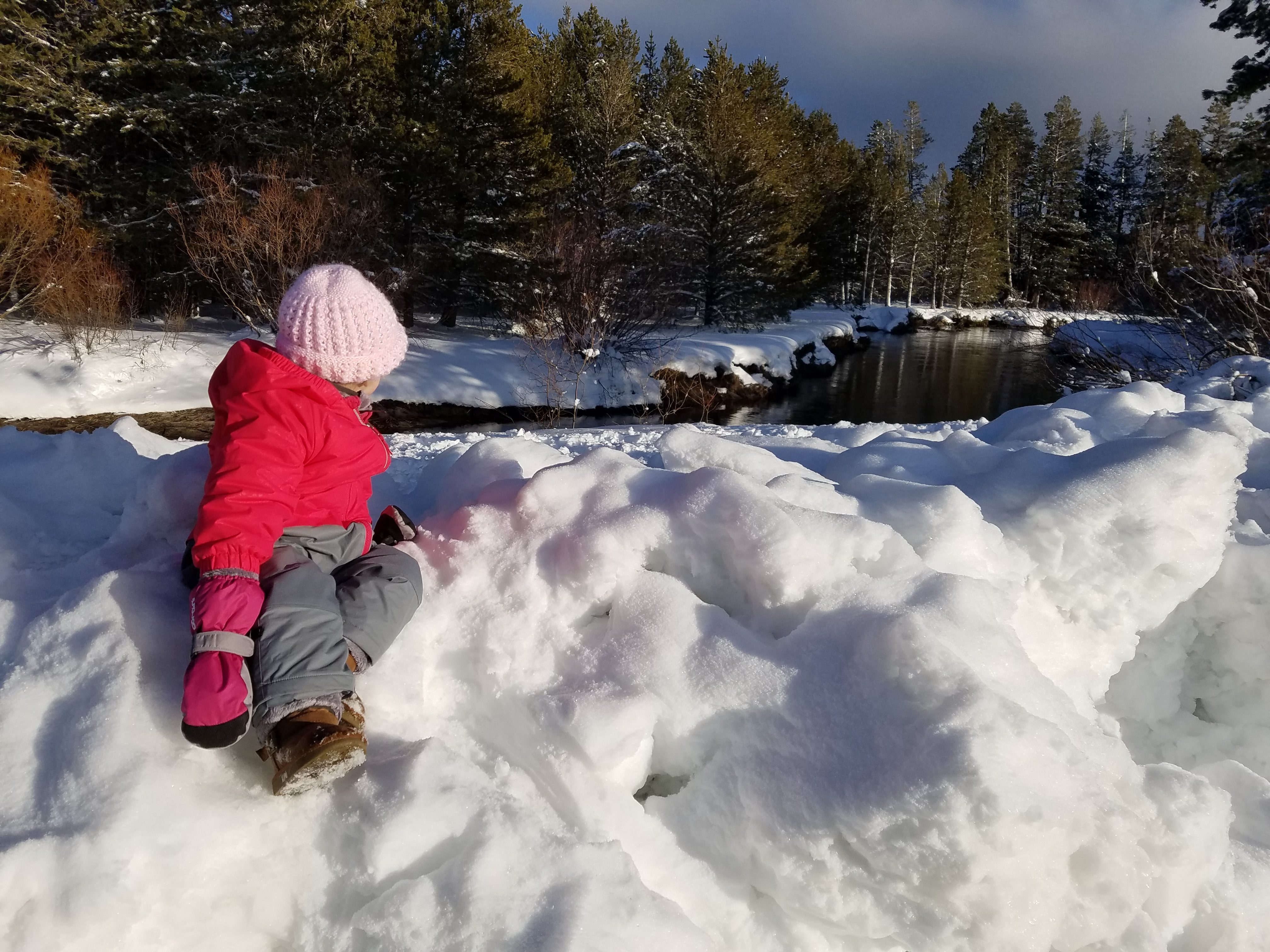 truckee river snow