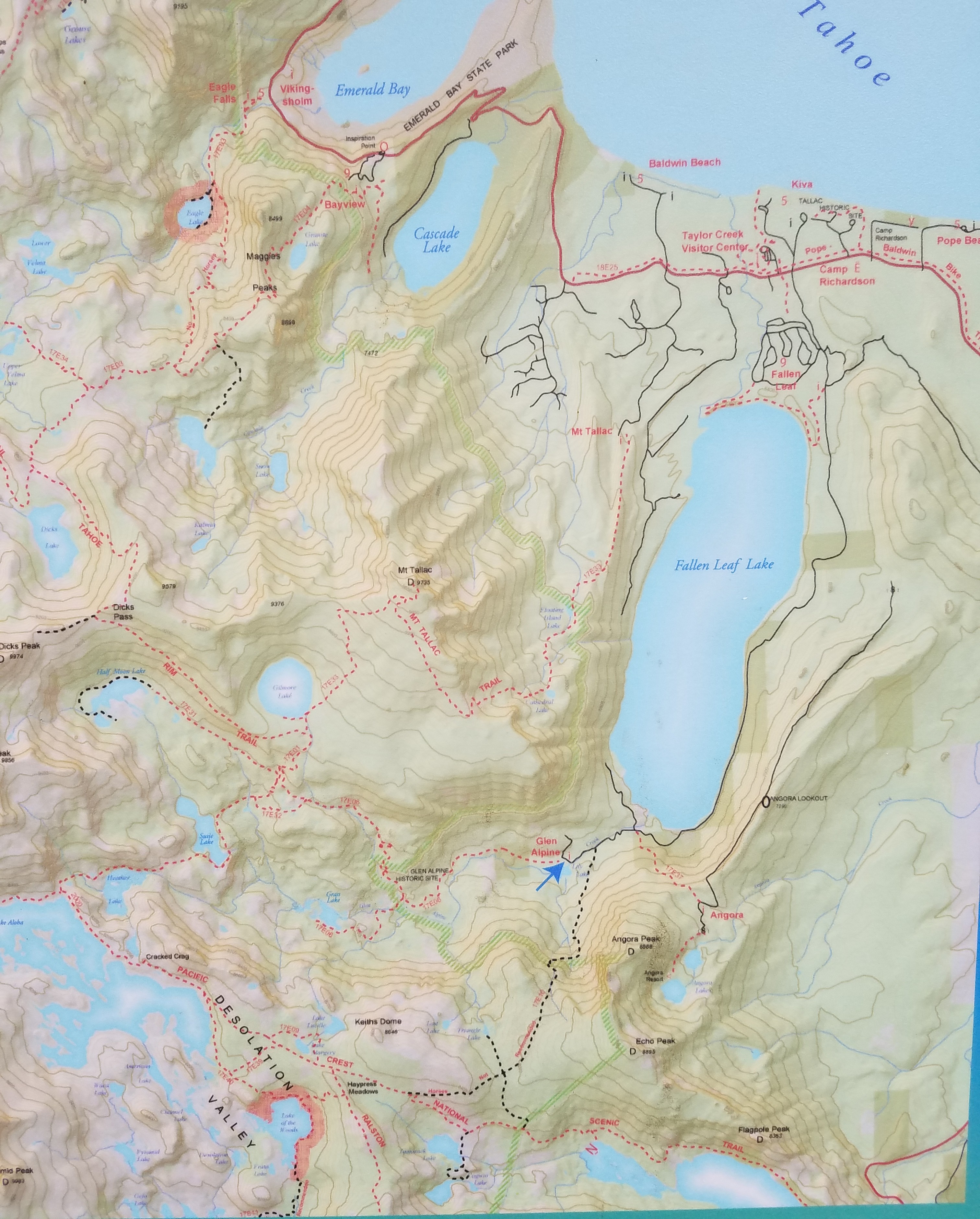 Glen Alpine Falls map